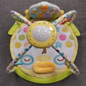 Plastic round baby activity play mat/playgympic -paper